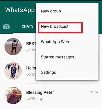 Creating a Broadcast List
