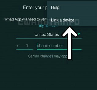 link a device on gb whatsapp
